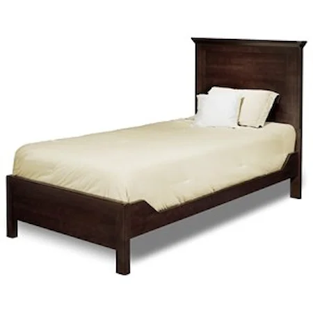 Queen Transitional Panel Bed